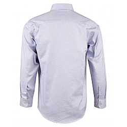 Men's Dot Contrast Long Sleeve Shirt M7922