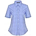 Ladies Gingham Check Short Sleeve Shirt M8300s