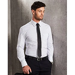 Men's Ticking Stripe Long Sleeve Shirt M7200l