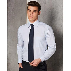 Men’s Mini Check Premium Cotton Long Sleeve Shirt M7362