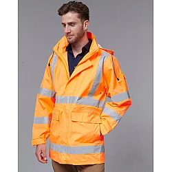 Unisex Vic Rail Hi Vis Safety Jacket