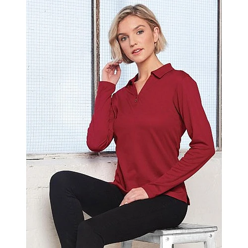 Victory Plus Truedry® Long Sleeve Polo Ps36b