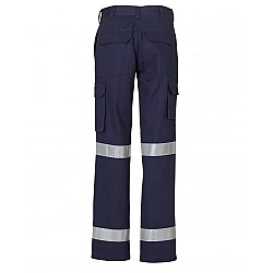 Ladies' Heavy Cotton Drill Cargo Pants With Biomotion 3M Tapes Wp15hv