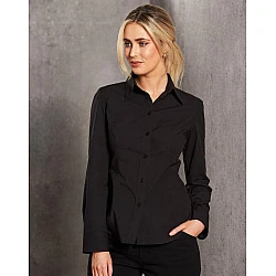 Women's Cotton/Poly Stretch Long Sleeve Shirt M8020l Women's Cotton/Poly Stretch Long Sleeve Shirt M8020l