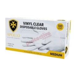 Vinyl Clear Powder Free Disposable Gloves