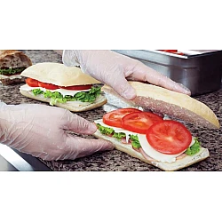 Vinyl Clear Powder Free Disposable Gloves