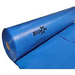 Builders Film Blue High Impact 4m X 50m X 200um UV Stable 