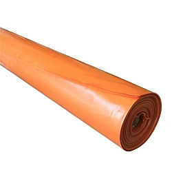 Builders Film Orange Plastic 4m X 50m 200um High Impact Concrete Grade