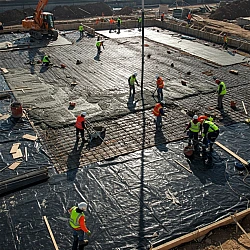 Builders Film Black Plastic 4m x 33m x 200um Medium Impact