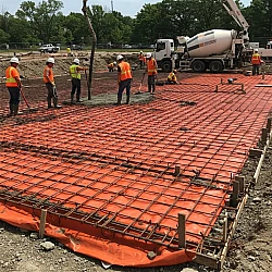 Builders Film Orange High Impact 4m X 22m 300um