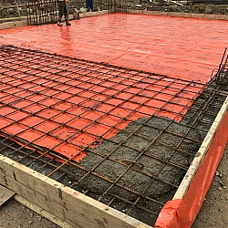 Builders Film Orange High Impact 4M X 33M X 200um 4 Folded