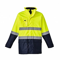 Mens Hi Vis Basic 4 In 1 Waterproof Jacket - Zj220