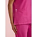 Womens Pink V-Neck Scrub Top