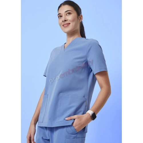 Womens V-Neck Scrub Top Womens V-Neck Scrub Top