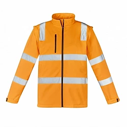 Unisex Hi Vis Vic Rail 2 In 1 Softshell Jacket - Zj780