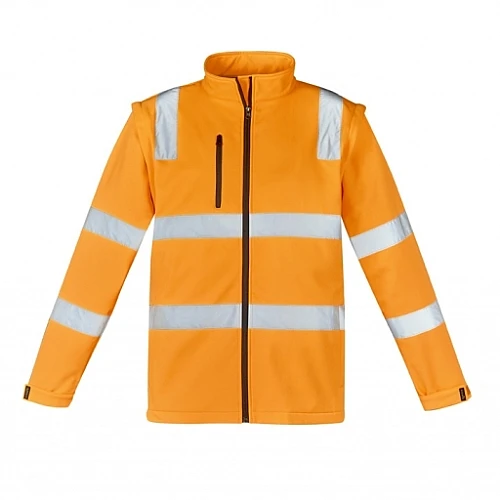 Unisex Hi Vis Vic Rail 2 In 1 Softshell Jacket - Zj780