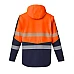 Unisex 2 In 1 Stretch Softshell Taped Jacket Zj453