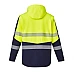 Unisex 2 In 1 Stretch Softshell Taped Jacket Zj453