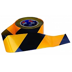 Barricade Tape Black & Yellow