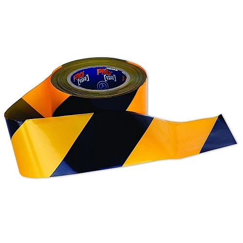 Barricade Tape Black & Yellow
