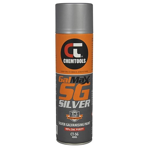 Galmax Sg Silver 3-In-1 Galvanising Paint 400g Aerosol