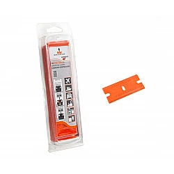Scraperite Standard Rectangle Plastic Blade - 100 Pack