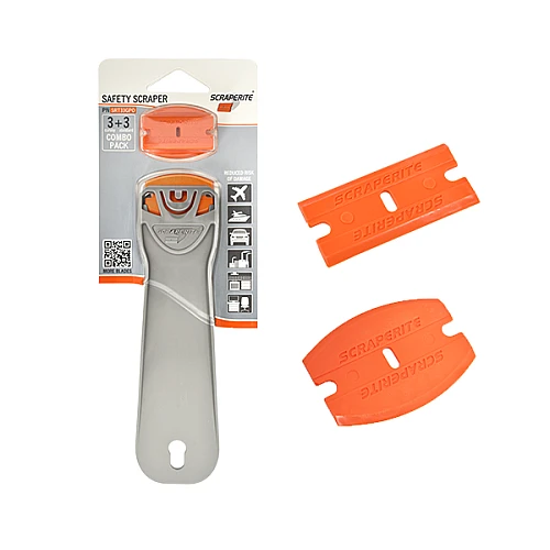 Scraperite Tradesman Standard Combo Holder 3+3 Blades Pack Scraperite Tradesman Standard Combo Holder 3+3 Blades Pack