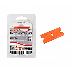 Scraperite Rectangle Plastic Blade - 30 Replacement Pack
