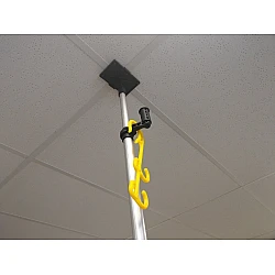 Extension Lead Stand Adjustable Pole And Hook