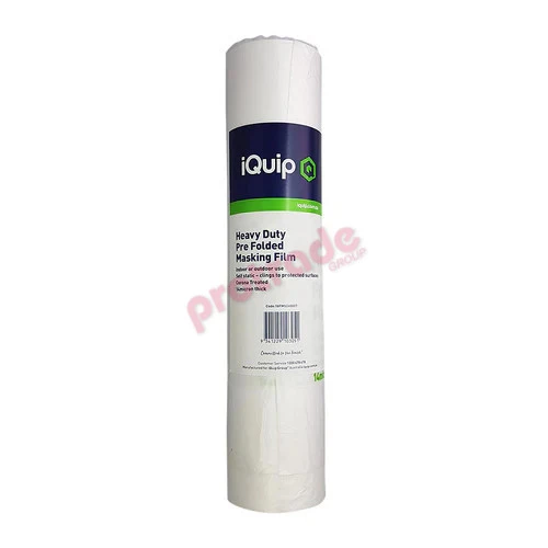 iQuip Heavy Duty Pre Folded Plastic Masking Film iQuip Heavy Duty Pre Folded Plastic Masking Film