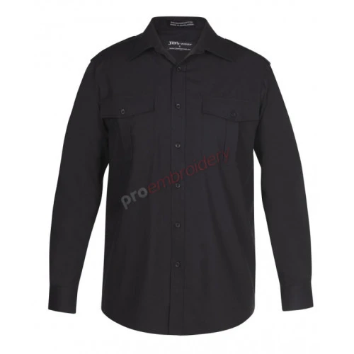 Epaulette Shirt L/S – Classic Fit, Poly/Cotton Blend Epaulette Shirt L/S – Classic Fit, Poly/Cotton Blend