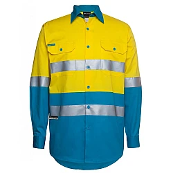 Hi Vis Long Sleeve Shirt With Reflective Tape Hi Vis Long Sleeve Shirt With Reflective Tape