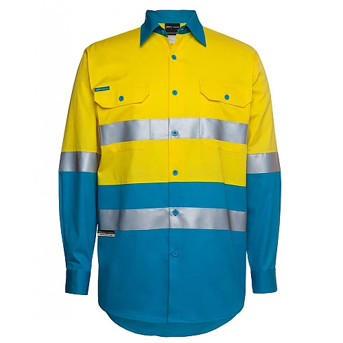 Hi Vis Long Sleeve Shirt With Reflective Tape Hi Vis Long Sleeve Shirt With Reflective Tape