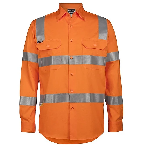 Hi Vis Railworkers Shirt Orange Hi Vis Railworkers Shirt Orange