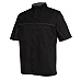 Short Sleeve Button Shirt With Piping