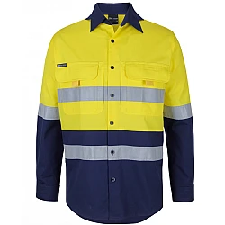Hi Vis (Day & Night) Ripstop Long Sleeves Fishing Shirt Hi Vis (Day & Night) Ripstop Long Sleeves Fishing Shirt
