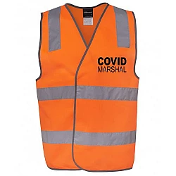 Custom Vests Marshal Velcro Hi Vis Safety Vest