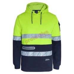 JB's Wear Hi-Vis 450g Pull-Over Hoodie - Day/Night JB's Wear Hi-Vis 450g Pull-Over Hoodie - Day/Night