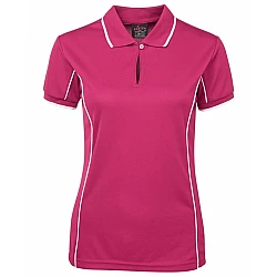 Ladies Polo Shirt With Piping