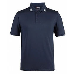 JB's Wear Podium 4 Stripe Stretch Polo - Short Sleeve