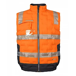 JB's Wear Hi-Vis Graphene Puffer Vest - Day/Night