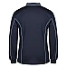 Long Sleeve Polo Shirt With Piping