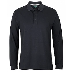 Cotton Polo Work Shirt Long Sleeve