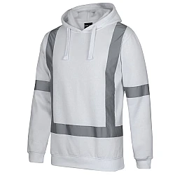 Fleece Hoodie With Reflective Tape Fleece Hoodie With Reflective Tape