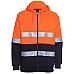 Hi Vis Zip Hoodie With Refelctive Tape