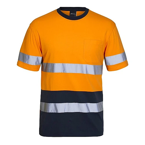 Hi Vis Cotton Shirt With Reflective Tape Hi Vis Cotton Shirt With Reflective Tape