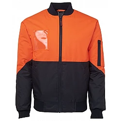Hi Vis Flying Bomber Style Jacket
