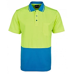 JB's Hi Vis Polo Non Cuffed
