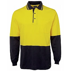 Hi Vis S/S Cotton Polo Long Sleeves