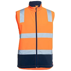Hi Vis Soft Shell Vest With Railway Reflective Tape